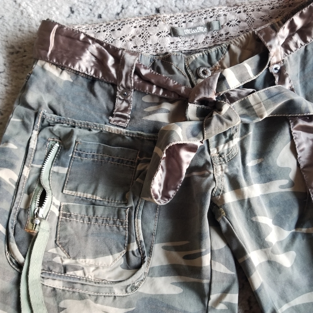 Y2K Miss Me low rise Cargo pants